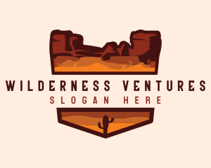 Outback - Canyon Mountain Desert logo design