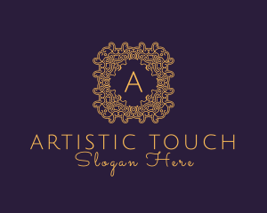 Luxurious Ornament Beauty Salon logo design