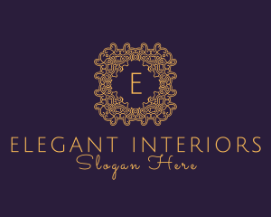 Luxurious Ornament Beauty Salon logo design