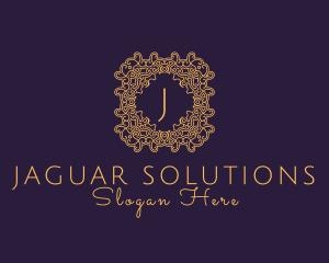 Luxurious Ornament Beauty Salon logo design