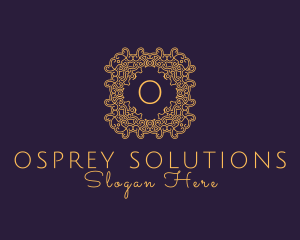 Luxurious Ornament Beauty Salon logo design