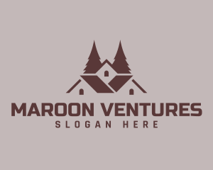 Maroon - House Mortgage Property logo design