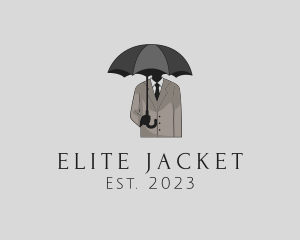 Jacket - Mysterious Umbrella Man logo design