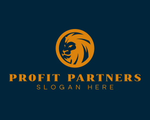  Lion Finance Trading logo design