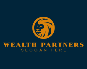  Lion Finance Trading logo design