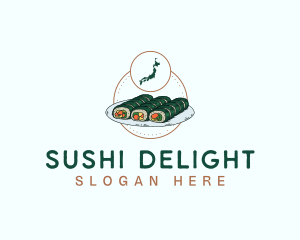 Japan Sushi Food logo design