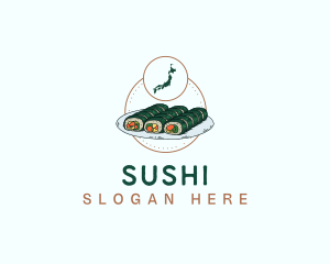 Japan Sushi Food logo design