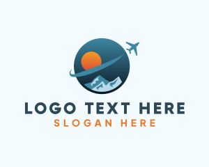 Travel Agency - Sun Mountain Travel Agency logo design