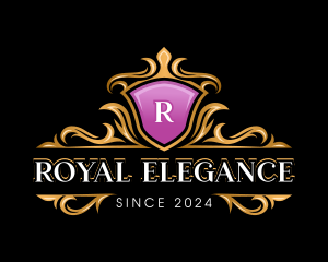 Elegant Shield Royal logo design