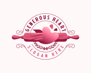 Pastry Heart Baking logo design