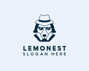 Fedora - Detective Pet Dog logo design