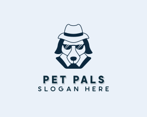 Detective Pet Dog logo design