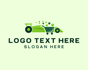 Dots - Cart Car Shopping logo design