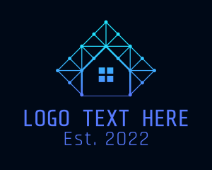 Structure - Smart Home Tech Circuit logo design