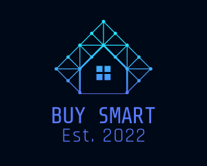 Smart Home Tech Circuit  logo design