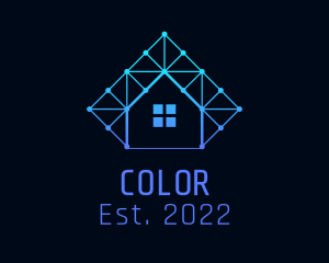 Cyberspace - Smart Home Tech Circuit logo design