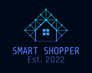 Smart Home Tech Circuit  logo design