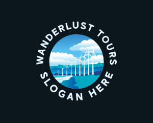 Windmills Tourism Destination logo design