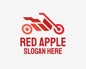 Red - Red Motorbike Racing logo design