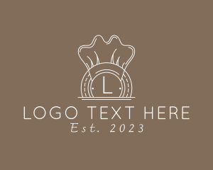 Minimalist - Toque Chef Hat Diner logo design