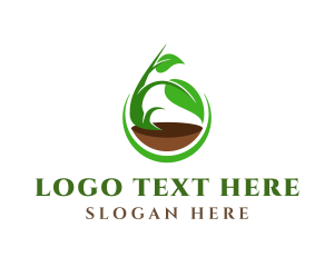 Sprout - Nature Plant Environment logo design