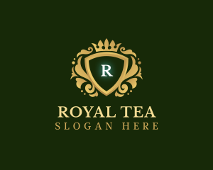 Crown Shield Royal logo design