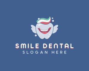 Tooth Dental Toothpaste logo design