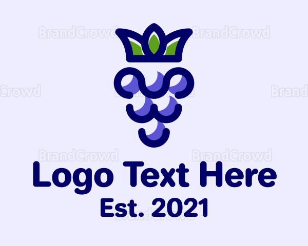 King Grape Fruit Logo