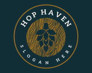 Hops - Premium Hops Brewery logo design