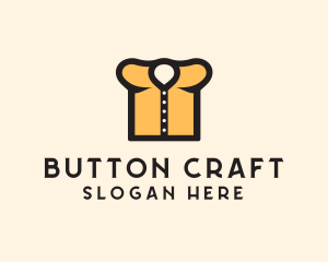 Button Shirt Clothing logo design