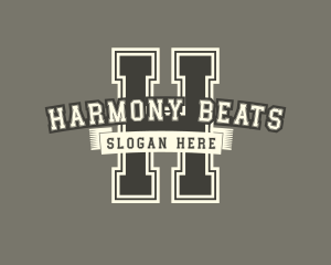 Retro Varsity Team  Logo