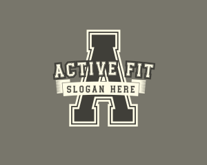 Sporty - Retro Varsity Team logo design