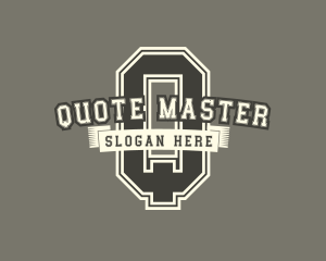 Retro Varsity Team  logo design