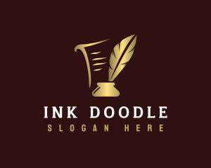 Quill Feather Ink logo design