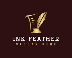 Quill Feather Ink logo design