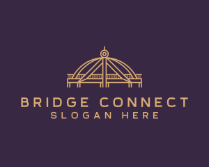 Bridge - Architecture Bridge Compass logo design