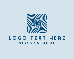 Sight - Twister Optical Illusion logo design