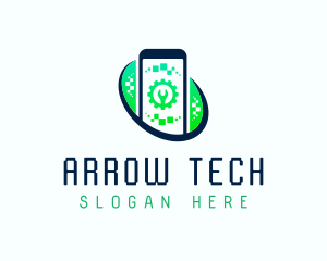 Smartphone Repair Tech logo design