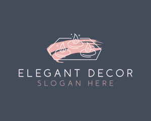 Decor - Candlelight Spa Decoration logo design