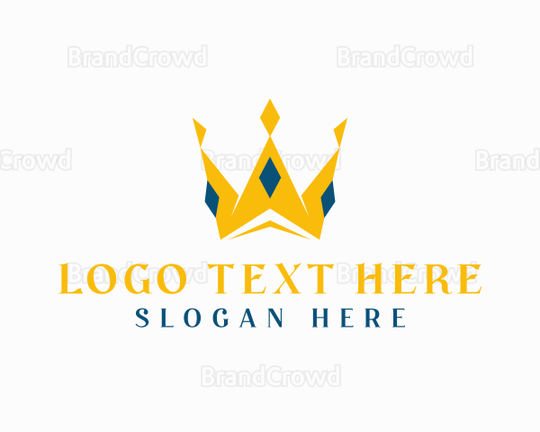 Monarch Crown Letter W Logo