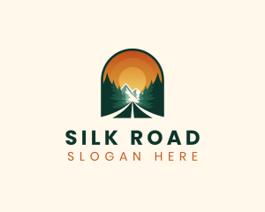 Pine Tree Forest Road logo design