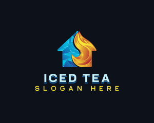 Fire Ice House logo design