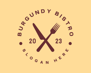 Restaurant Cuisine Badge logo design