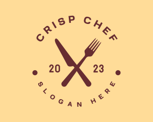 Restaurant Cuisine Badge logo design