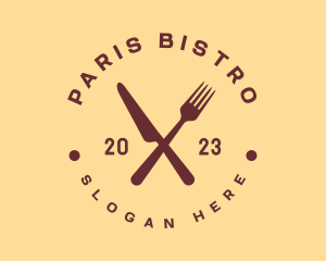 Restaurant Cuisine Badge logo design