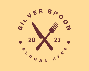 Restaurant Cuisine Badge logo design