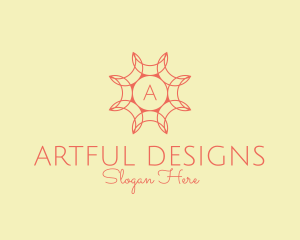 Decorative Lantern Interior Design logo design