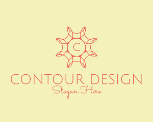 Decorative Lantern Interior Design logo design
