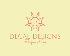 Decorative Lantern Interior Design logo design