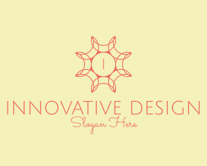 Decorative Lantern Interior Design logo design